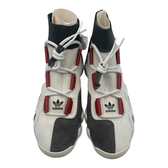 Adidas Crazy 8 AD Shoes Mens Sz 9 White Grey Red High‎ Top Sneakers AC7737 main image 5